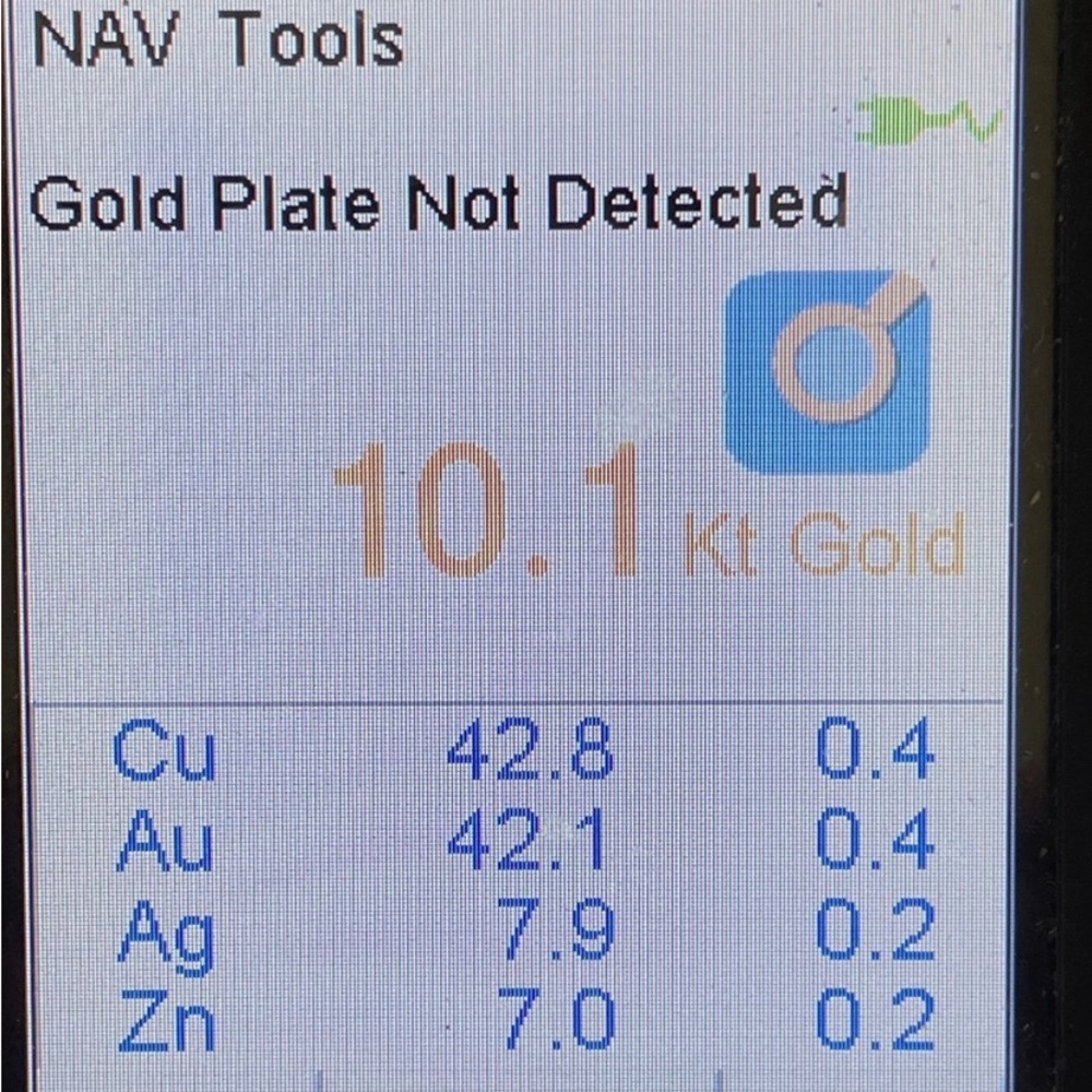 10kt Gold Dainty Chain Necklace - Picture 4 of 4